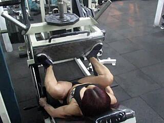 Fit and beautiful milf goddess adductors to your workout playlist