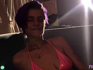 Watch The Naughty Russian Slut's First Porn! Fucking Her Shaved Pussy Hard!