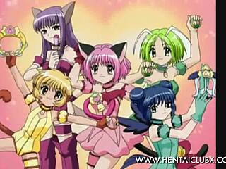 Anime girls get naughty in hentai fun