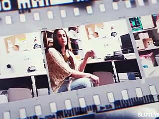 万引き痴女 Sage Fox 激しく罰される