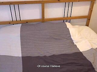 The bed master roughly tests his young client's tight pussy with his cock, leading to a hardcore creampie in a homemade POV scene