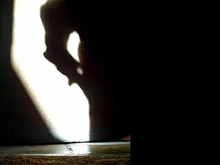 Bold Shadow Play Masturbation With Intense Strokes