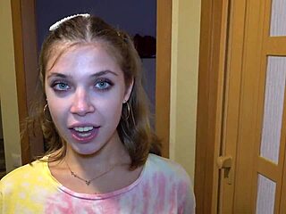 The bed master roughly tests his young client's tight pussy with his cock, leading to a hardcore creampie in a homemade POV scene