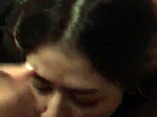 young slut sucking interracial cock in dorm, so wild