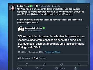 Emo guy shares dinner with Felipe Neto in high definition.