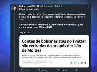 Emo guy shares dinner with Felipe Neto in high definition.