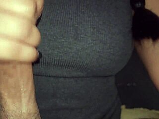 fake mature woman shows her ass and gets fucked in homemade scene with dildo