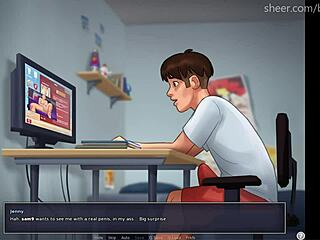 I spy my busty stepsister Jenny squirting on webcam in the next room