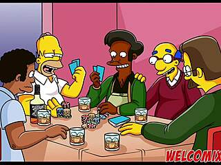 Ei, quer entrar nessa gang bang louca com os Simptoons?