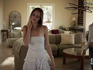 Blonde kyler quinn bends over for blowjob and cowgirl riding!