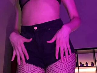 Teasing big ass in stockings 😍