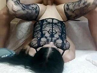 Intimate Homemade Passion With Wife In Stockings