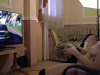 crazy driver tearing it up on ps4, huh? 😜