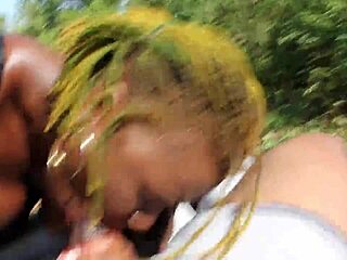 i love giving sloppy blowjobs to don whoe and his friends in our homemade threesome