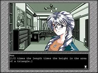 got the questions right in that old hentai game and won some sex!