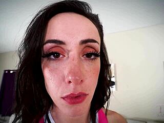 Training Cheer Captain Ama Rio for Her Feet POV Feels So Intense