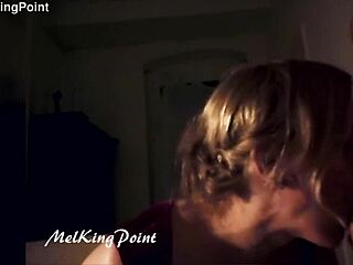 What's a stranger doing in my mouth? This milf can't resist sucking amateurs!