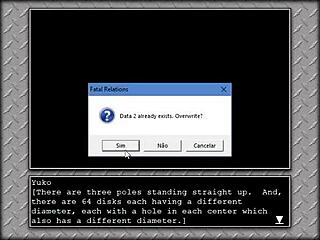 got the questions right in that old hentai game and won some sex!