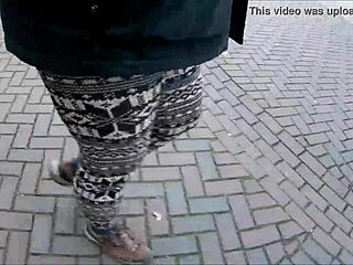 feeling the outdoor air on my norwegian leggings while indulging in fetish play.