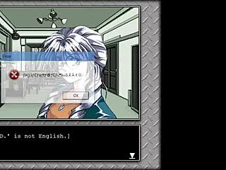 got the questions right in that old hentai game and won some sex!