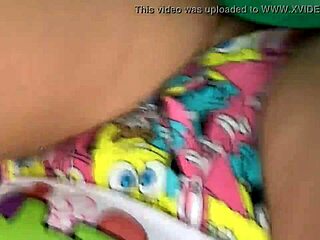 Mi Primastra in SpongeBob Pajamas Drives Me Wild - Can't Resist Masturbating Beside Her!