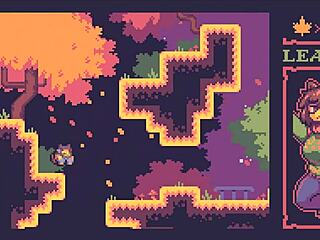 Psychedelic hentai game with stunning forest sex