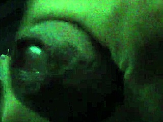 She gives herself a quick handjob while listening to music alone