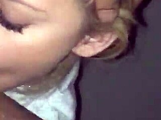 Eating that big black cock!