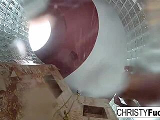 Hey, check this hot shower fun with Christy, Dahlia, and Ivan! 🔥💦