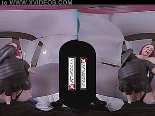 Anna Bell Peaks Gets Juicy Pussy Penetrated In Dino Crisis Cosplay Vr!