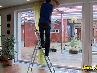 Jizzorama: Rough Facial on Blonde Babe