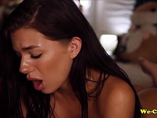 Girl Bent Over on Webcam, Anal Assfucking and Masturbating in Doggystyle with Toys.