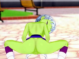 chirai guides joi with cowgirl riding, then missionary hardcore pov sex in dragon ball super