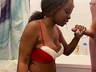 i feel so overwhelmed gagging on that huge white cock