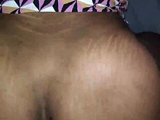 Ebony MILF Rides Cock After Party Orgasm