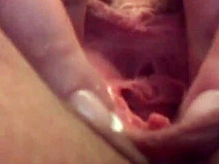 puffy pussy hole during masturbation.