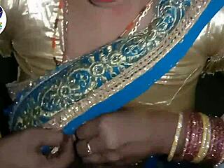 Babe indienne se fait prendre par le cul en saree barati, quel bordel ! 😜