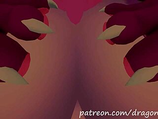 furry mamagen rubs huge tits in vrchat