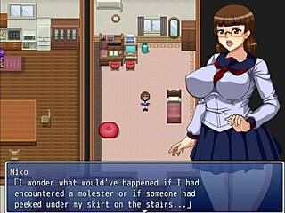 Meiko Blows Cock In Anime Hentai Game.