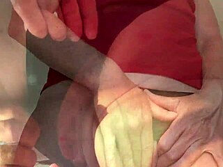 intimate homemade moment with my wife