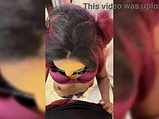 Black Egirl Anastasia Valentine Delivers Intense Emotions During 4th Of July Blowjob And Facial