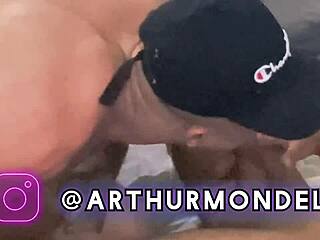 Arthur Mondelo receives payment from the young guy in a gay context