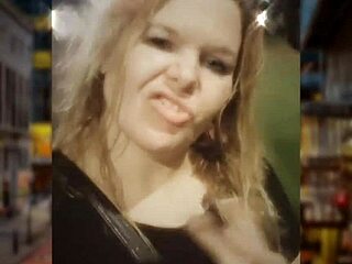 Blonde cougar mistress creates homemade Eminem parody video at wild party