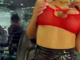 Lady Boss Monika Fox Rocks Office Fun in the Evening!