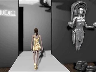 Fo4 mini skirt fashion show