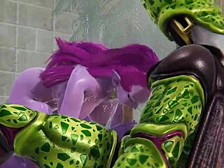 dragon ball cocotte gets penetrated by cell in hentai style