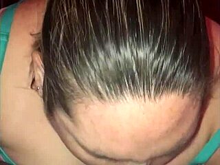 Intense basement blowjob with monster black cock deepthroat and facial