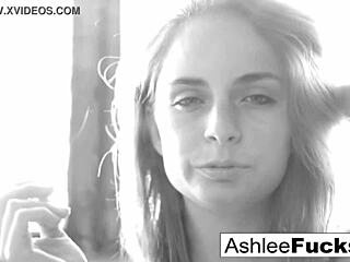 Sexy Ashlee Graham Smokes While Showing Off Her Natural Tits