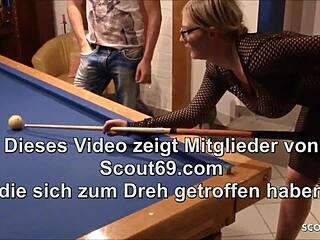 curvy german teen filmed in private threesome action