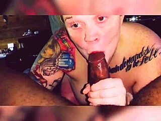 Savannah Jones Gives Sloppy Blowjob To Leroy Love Interracially